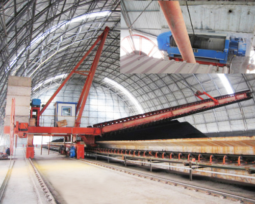 Zijschraper Reclaimer met armlengte van 11 tot 36 meter